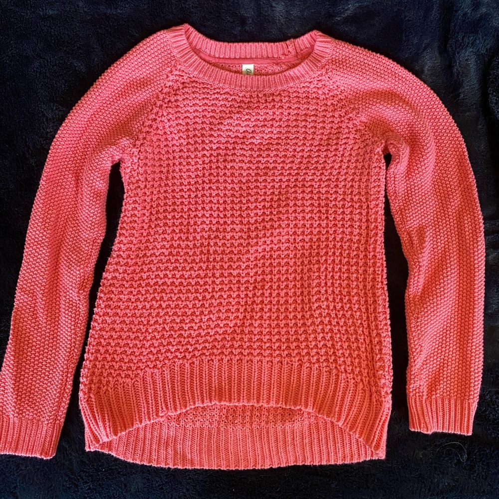 AEROPOSTALE Neon Pink MEDIUM Knit SWEATER